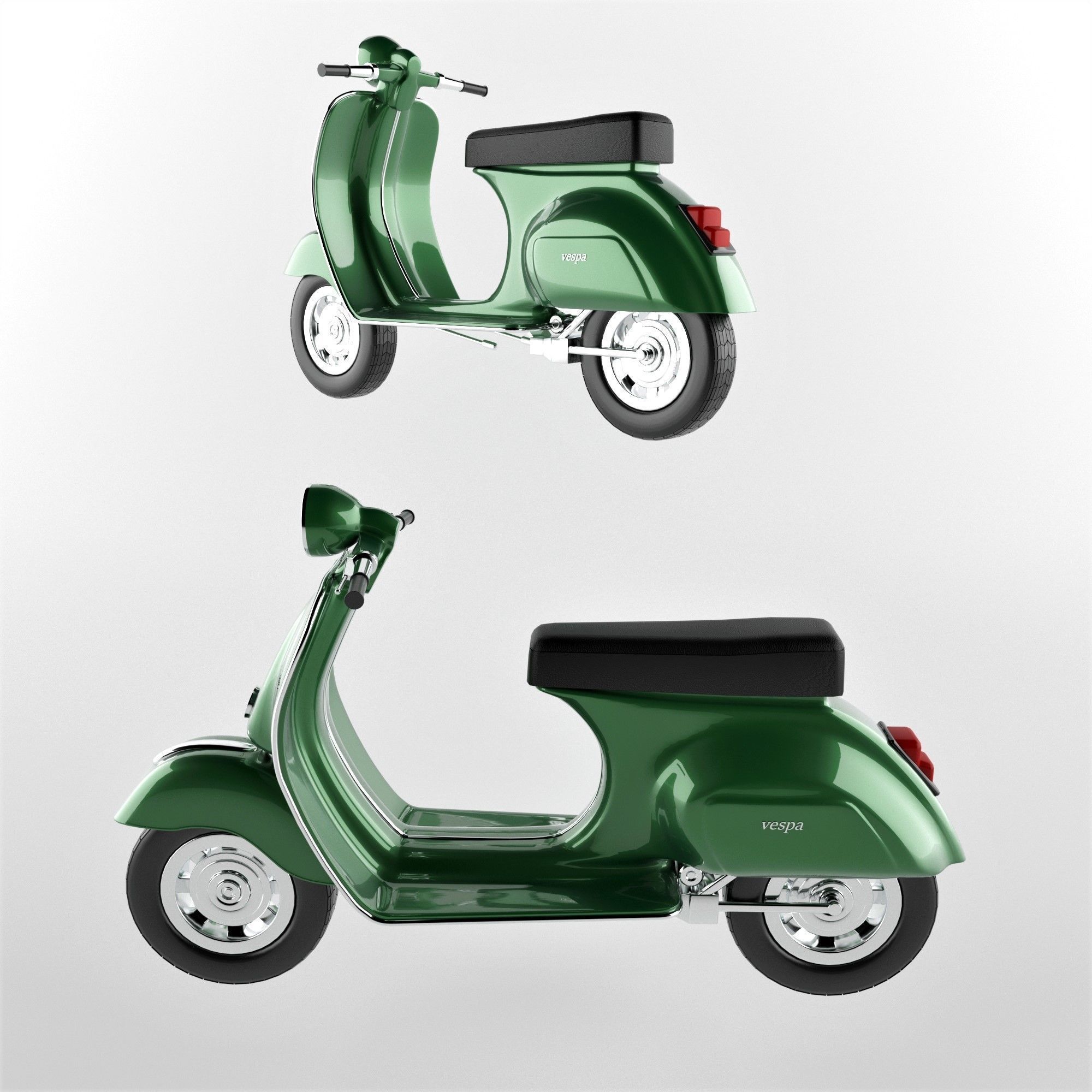 vespa 01 3D model_2