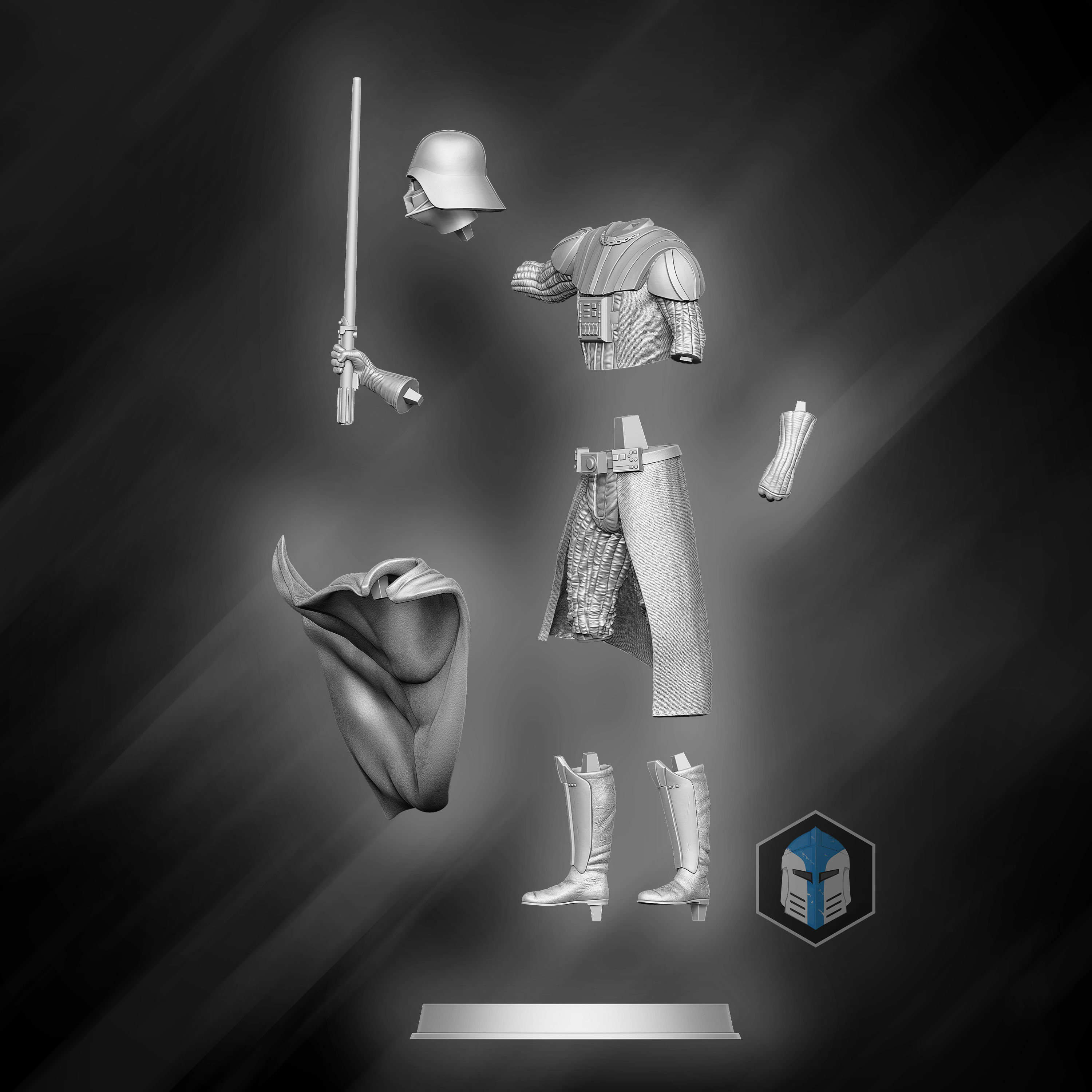 Darth Vader Figurine - Fear and Dead Men 3D print model_6