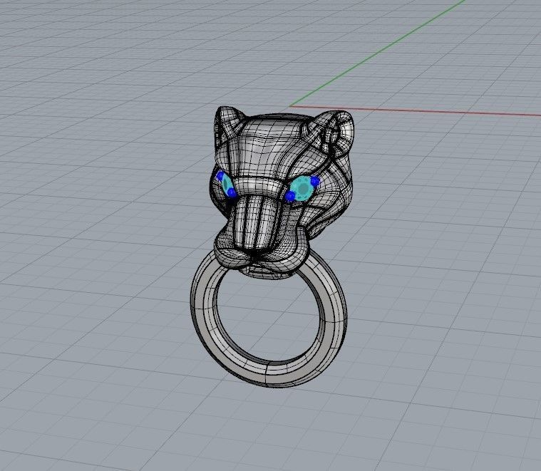 Panther 3dm stl CAD 3D print model_17