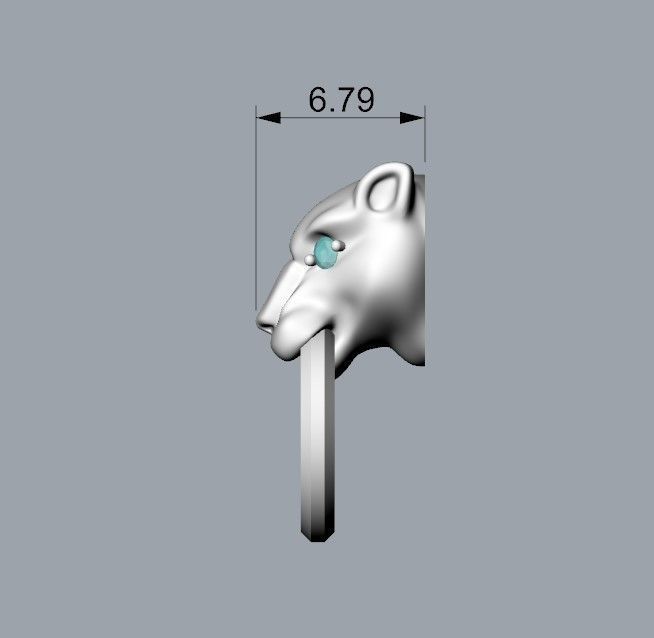 Panther 3dm stl CAD 3D print model_5