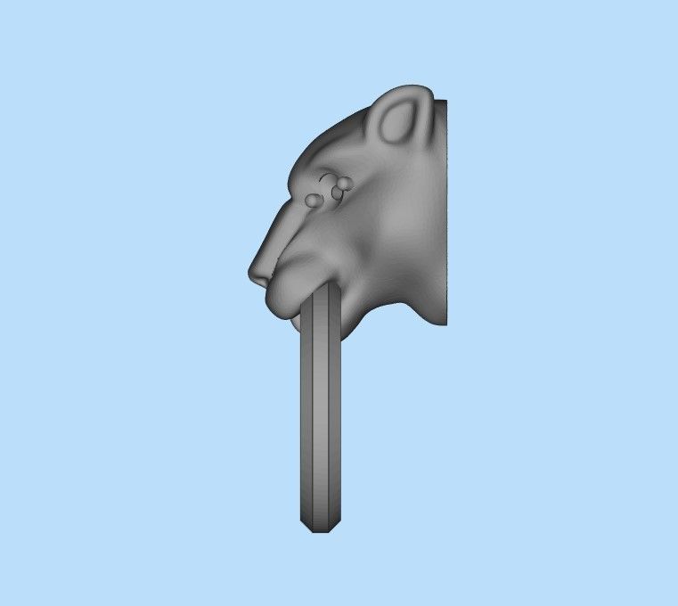 Panther 3dm stl CAD 3D print model_22