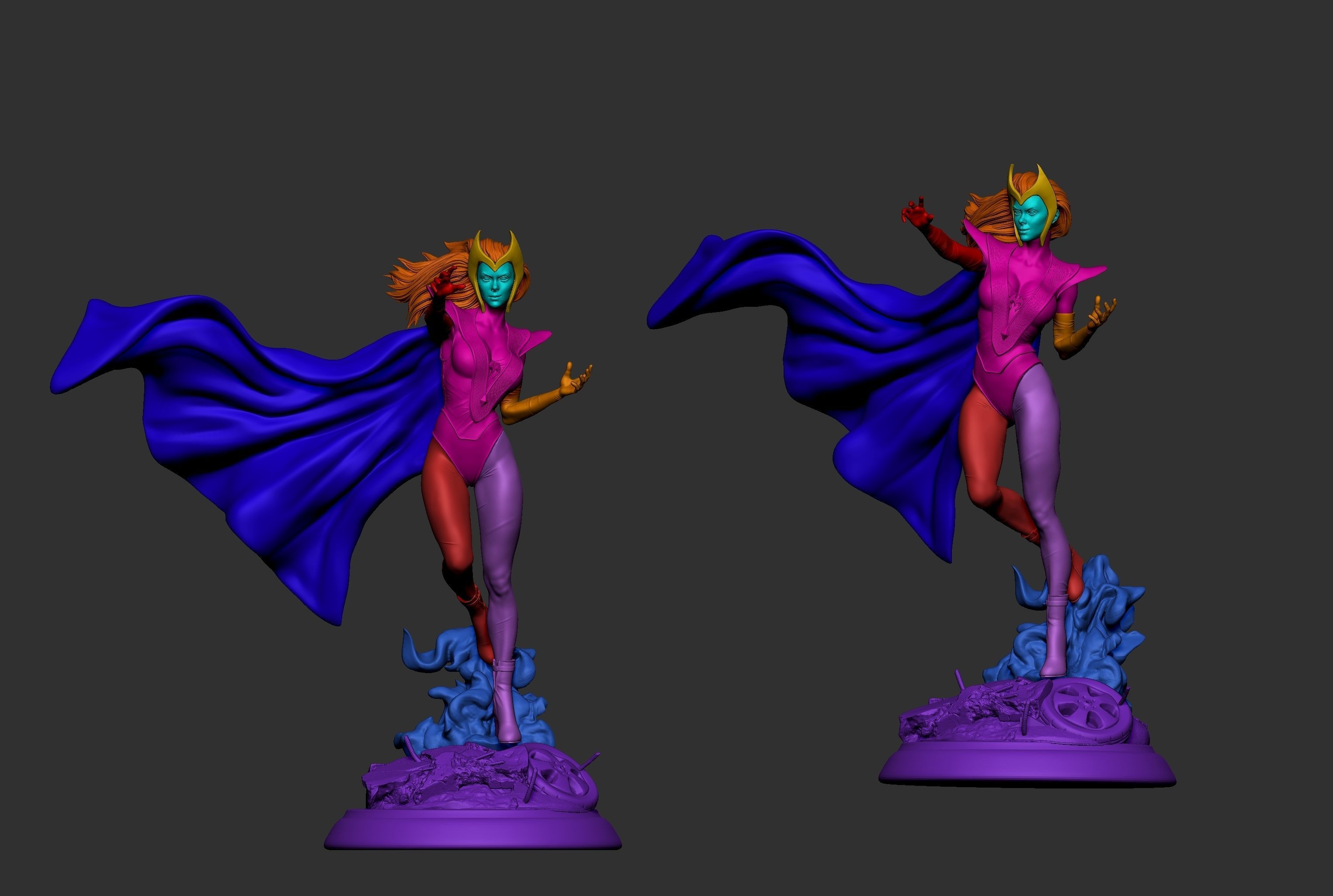 Fanart Feiticeira Escarlate 3D print model_1