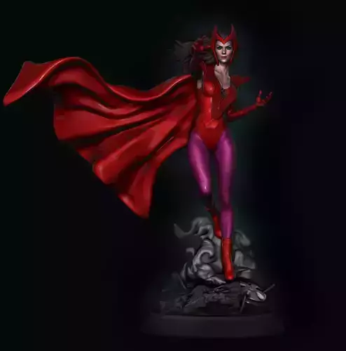 Fanart Feiticeira Escarlate