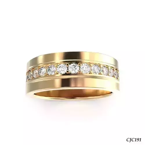 CJC191 Ladies womans womens diamond ruby emerald Rings 3D print model