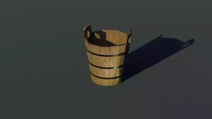 Wooden bucket