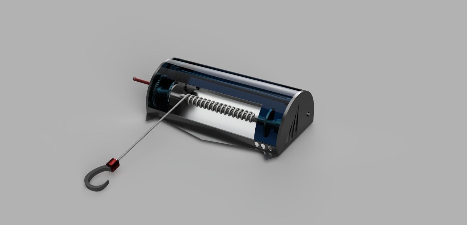 futuristic winch 3D model_1