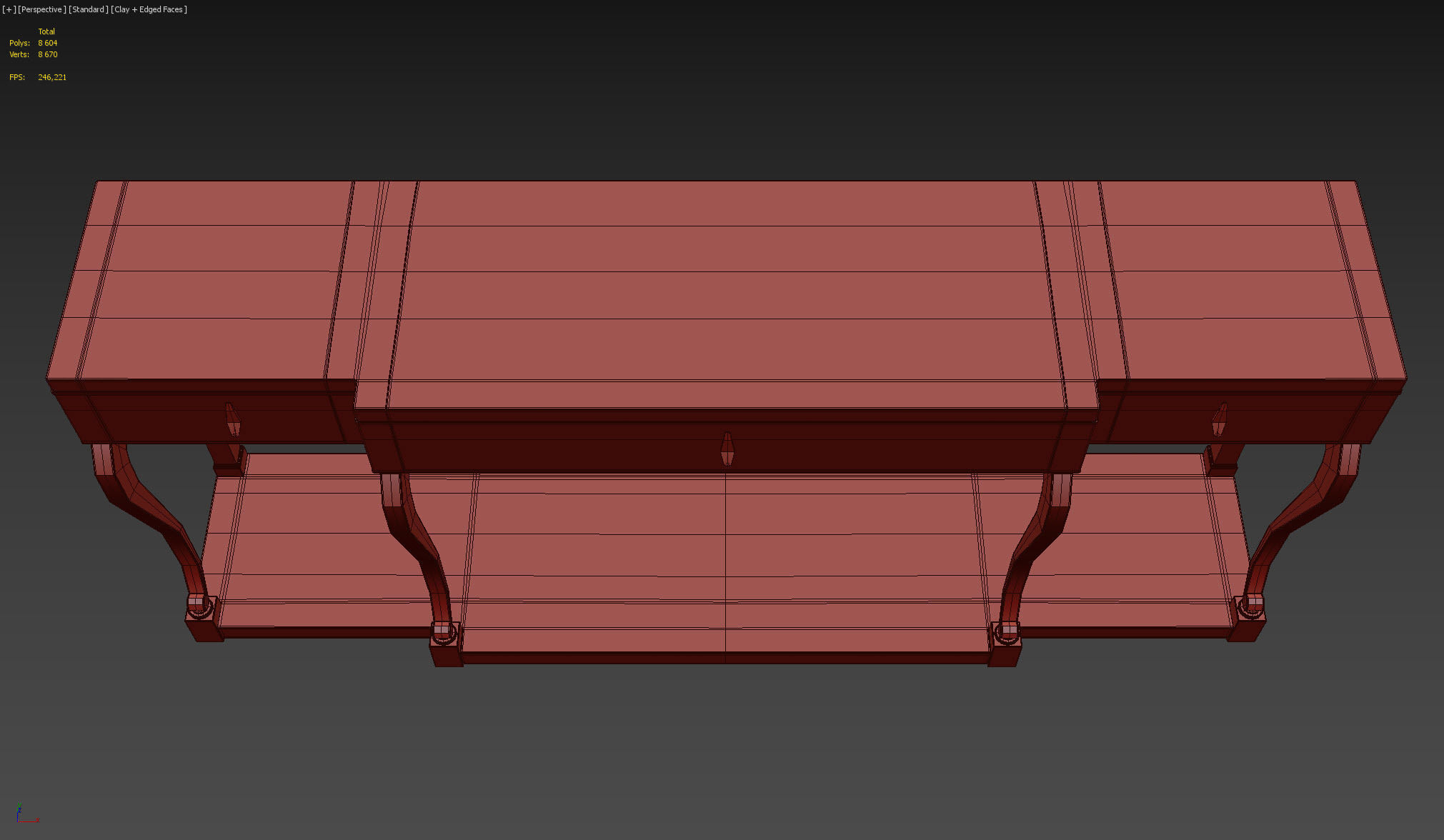 CARACOLE KEEP ME POSTED console 3D model_11