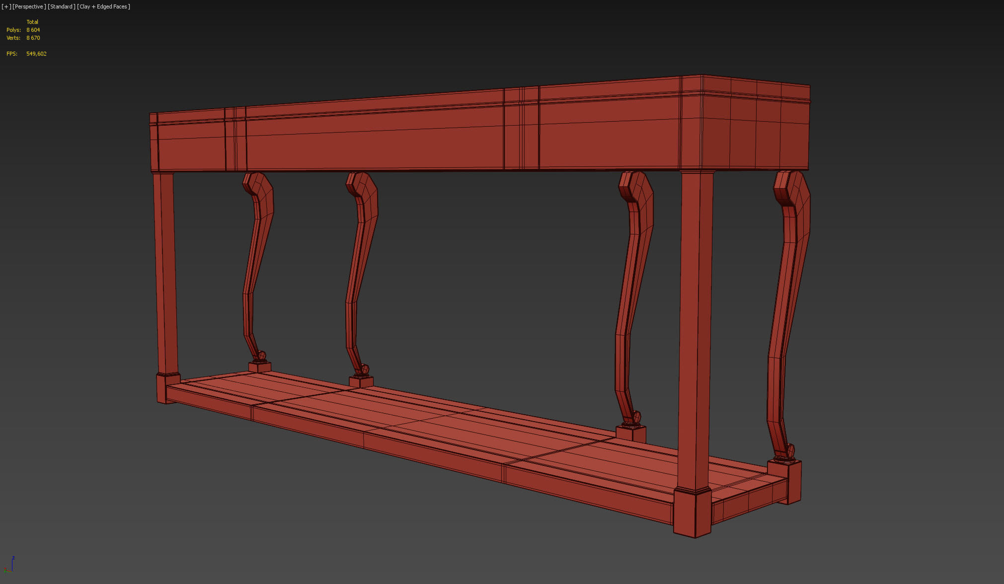 CARACOLE KEEP ME POSTED console 3D model_10