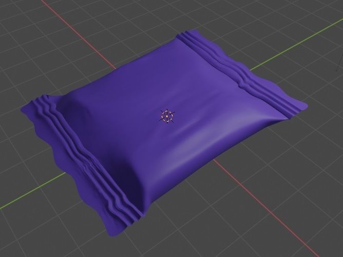 CHOCOLATE PACKAGING WET WIPES 3D MODEL 3D model_8