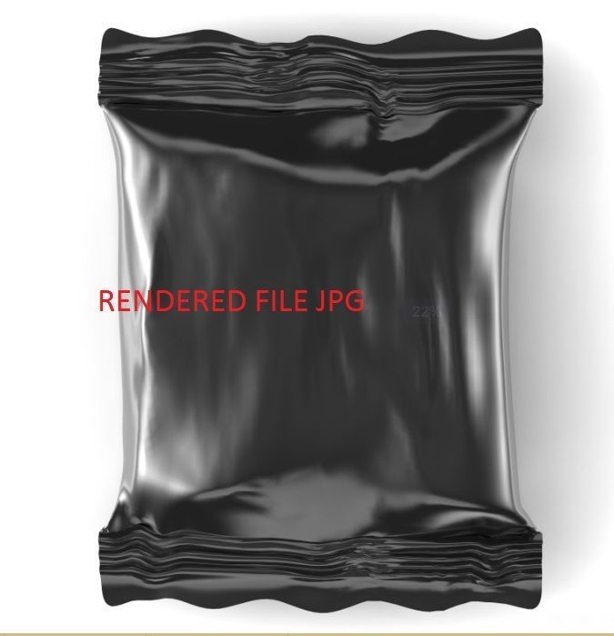 CHOCOLATE PACKAGING WET WIPES 3D MODEL 3D model_3