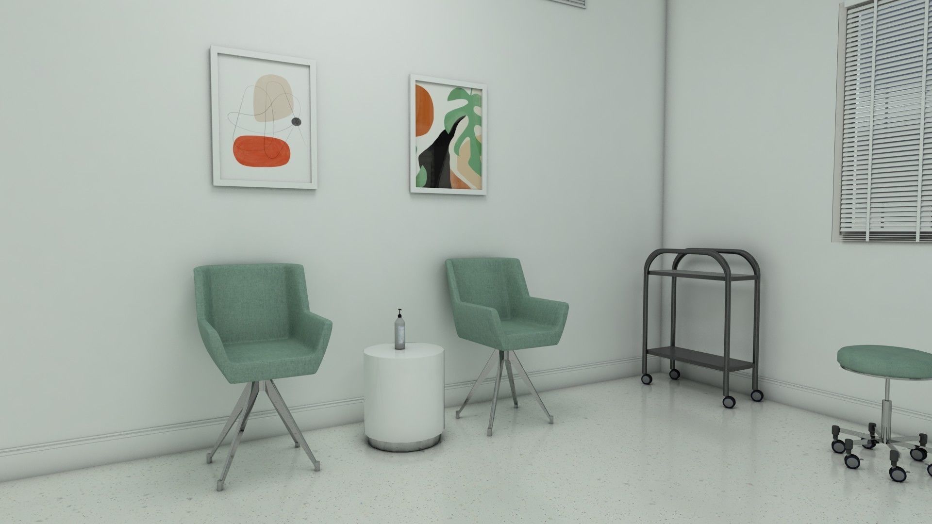 Dental Clinic 3D Low-poly 3D model_5