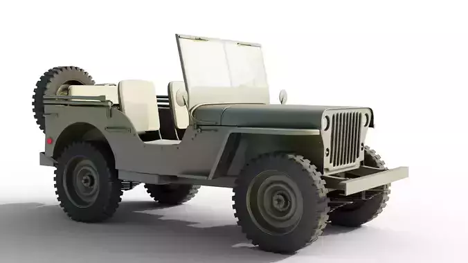 Jeep Willy 3D model