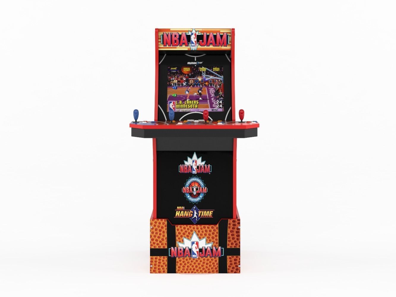Basketball Arcade Machine 3D model_1