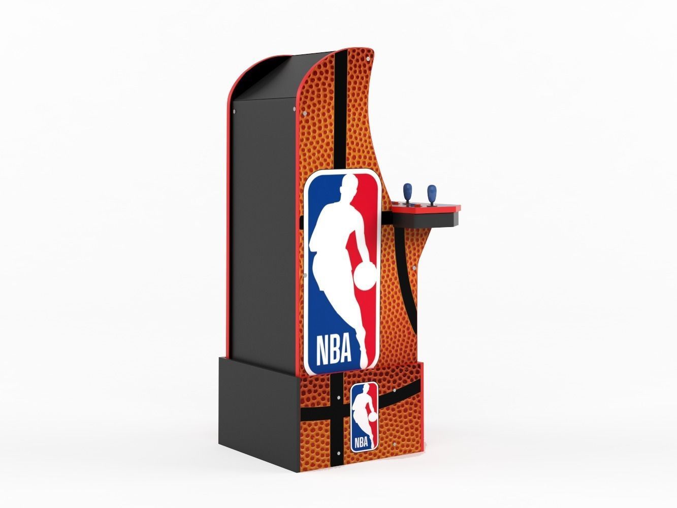 Basketball Arcade Machine 3D model_3