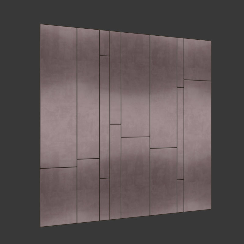 Wall panel 2 3D model_1