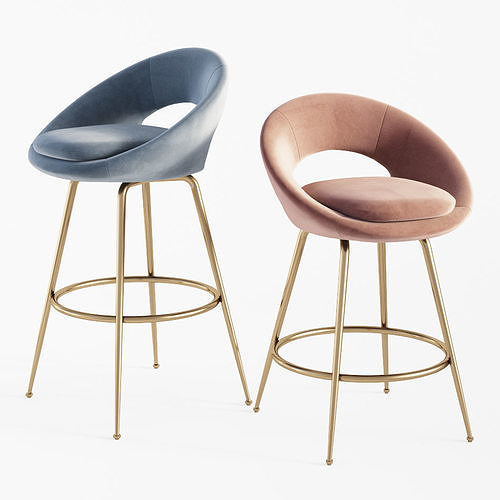 Orb Bar Stool Counter Stools West Elm 3D model