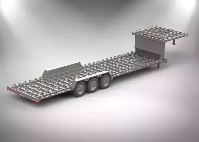 Trailer flatbed - flatbed