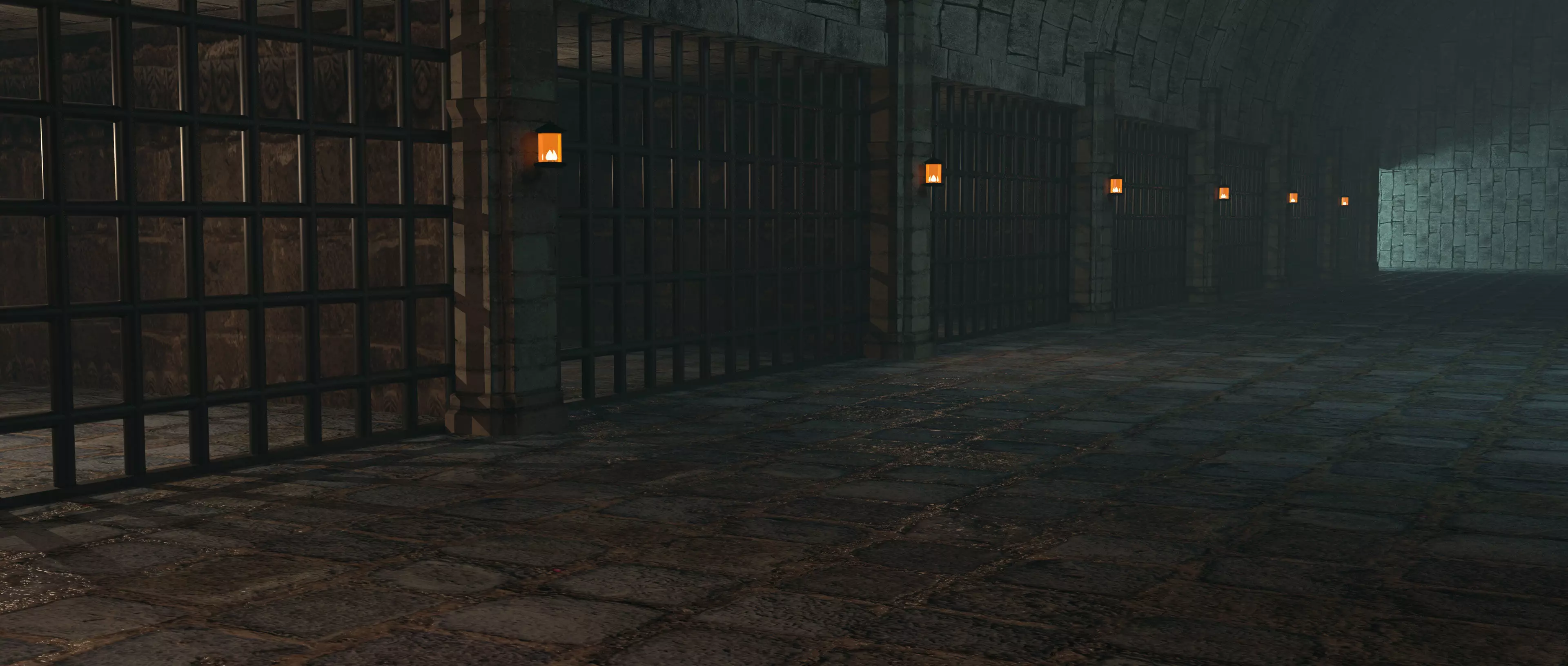 Medieval prison 3D model