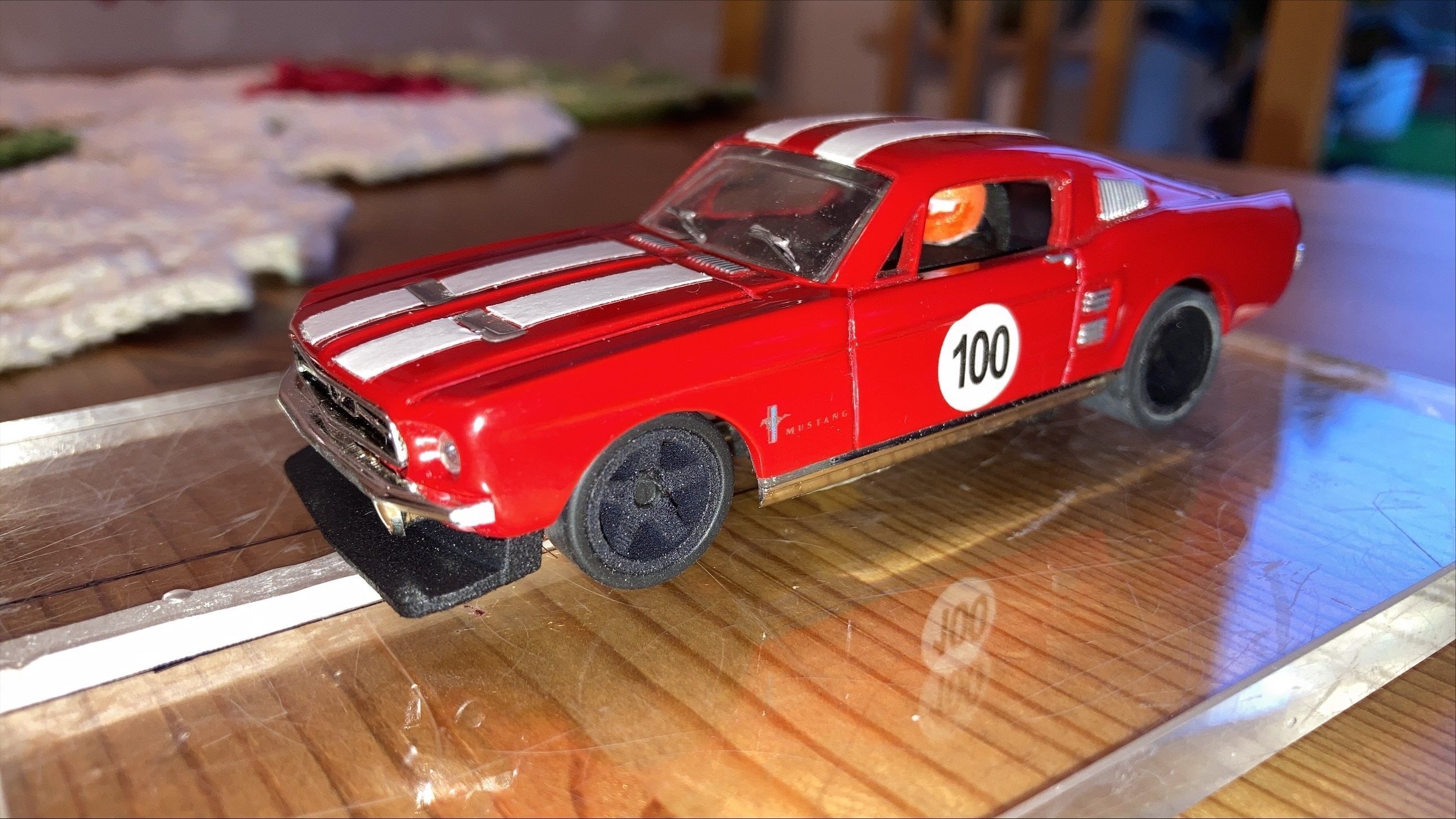 adjustable slot car chassis 3D print model_4