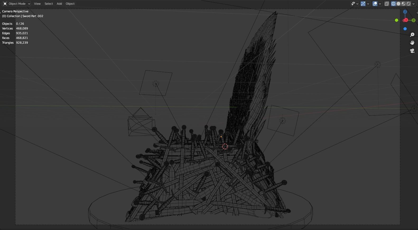 Iron Throne  3D model_9