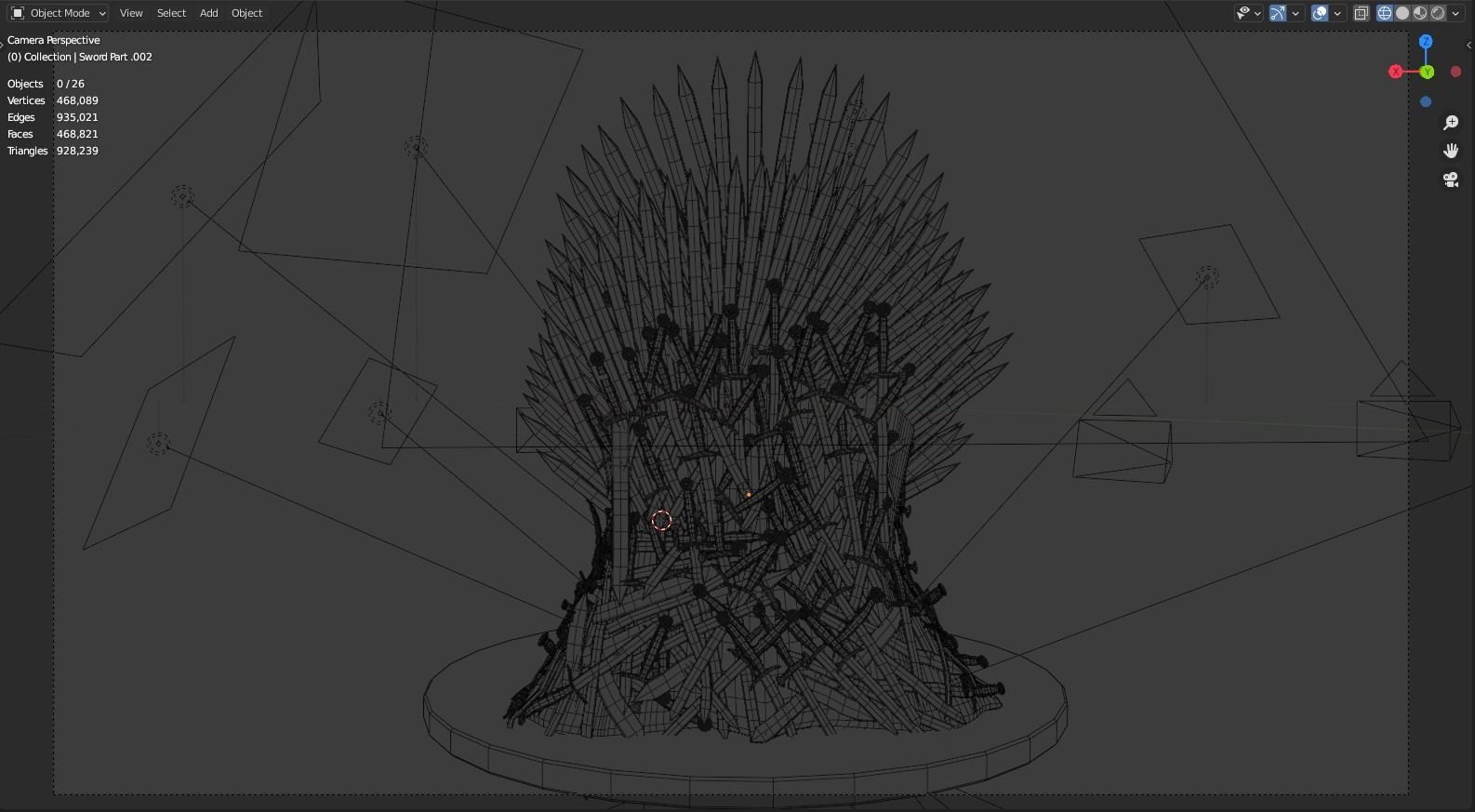 Iron Throne  3D model_10
