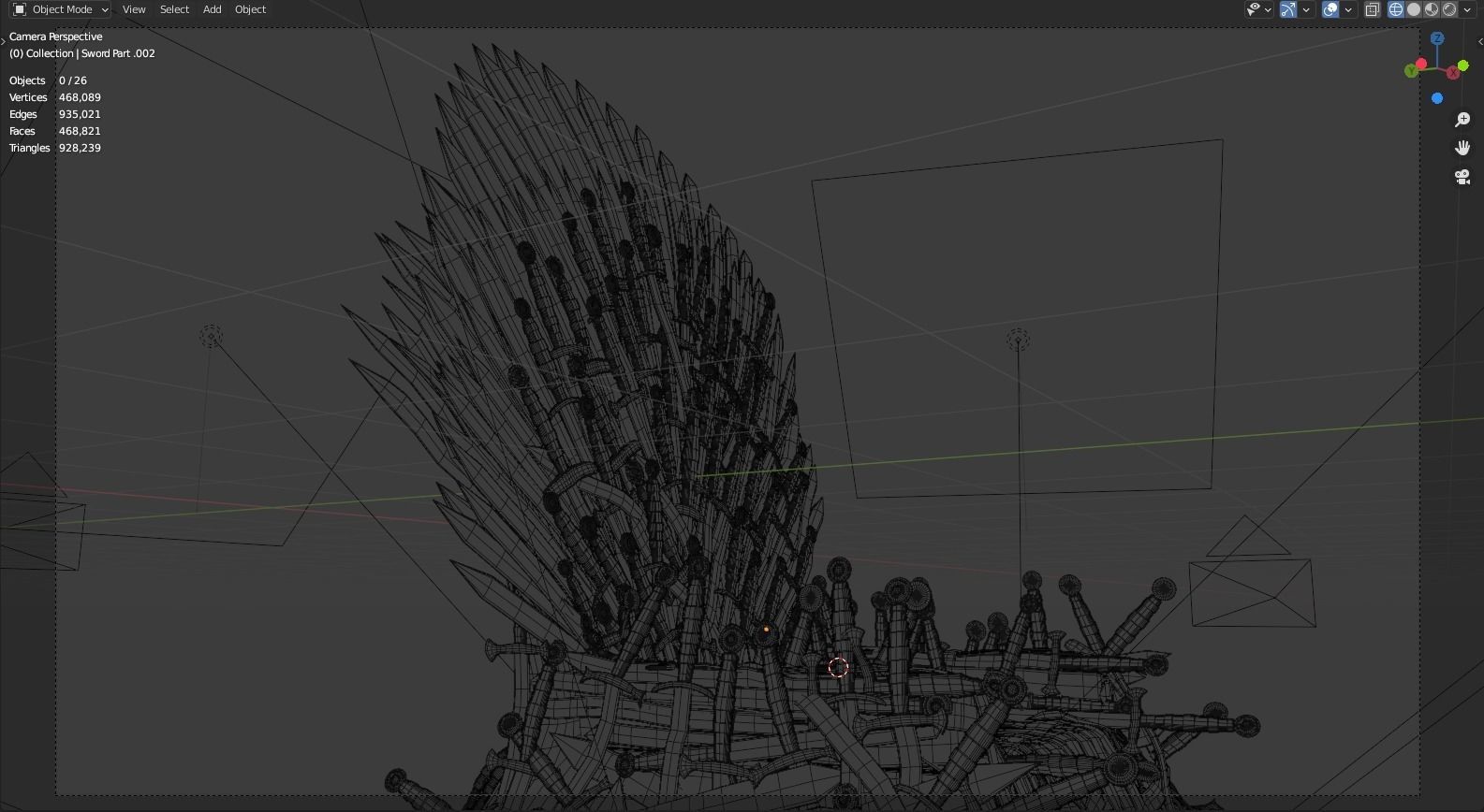 Iron Throne  3D model_11