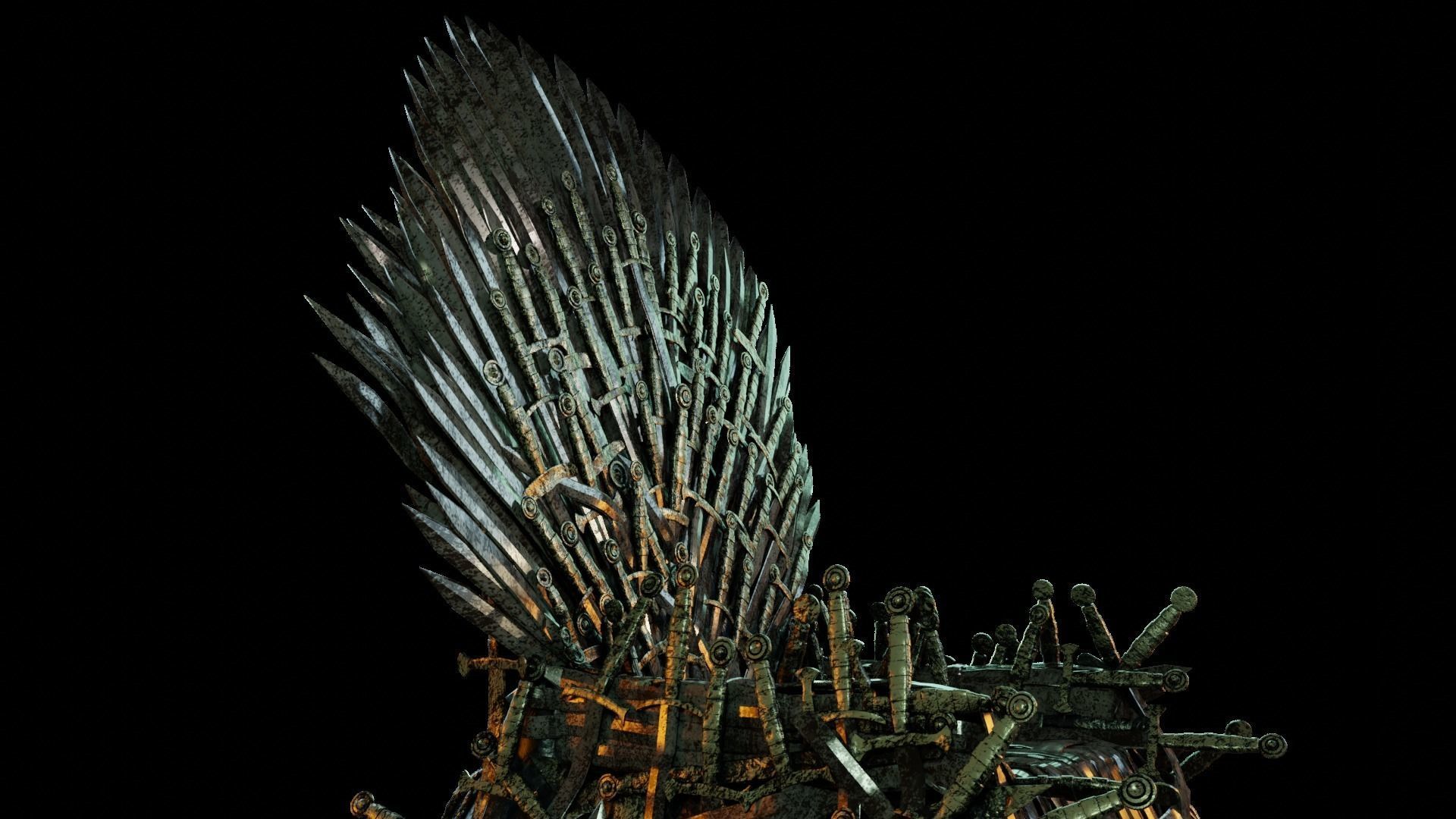 Iron Throne  3D model_5