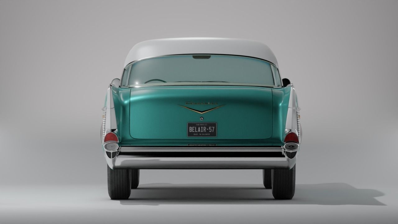 1957 Chevrolet Bel Air Original 3D model 3D model_8