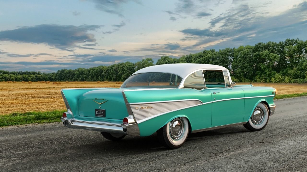 1957 Chevrolet Bel Air Original 3D model 3D model_1