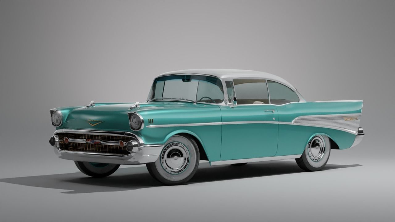 1957 Chevrolet Bel Air Original 3D model 3D model_2