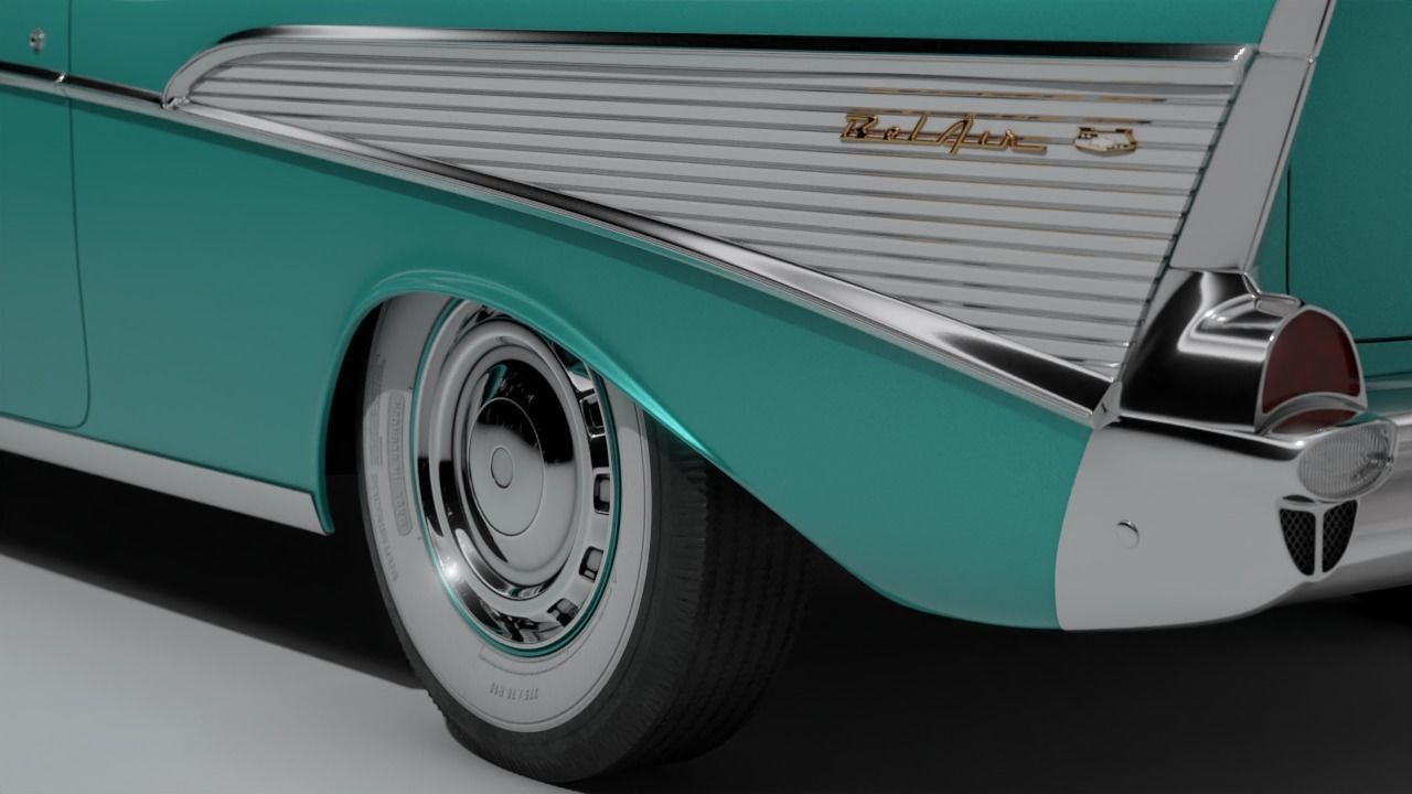 1957 Chevrolet Bel Air Original 3D model 3D model_9