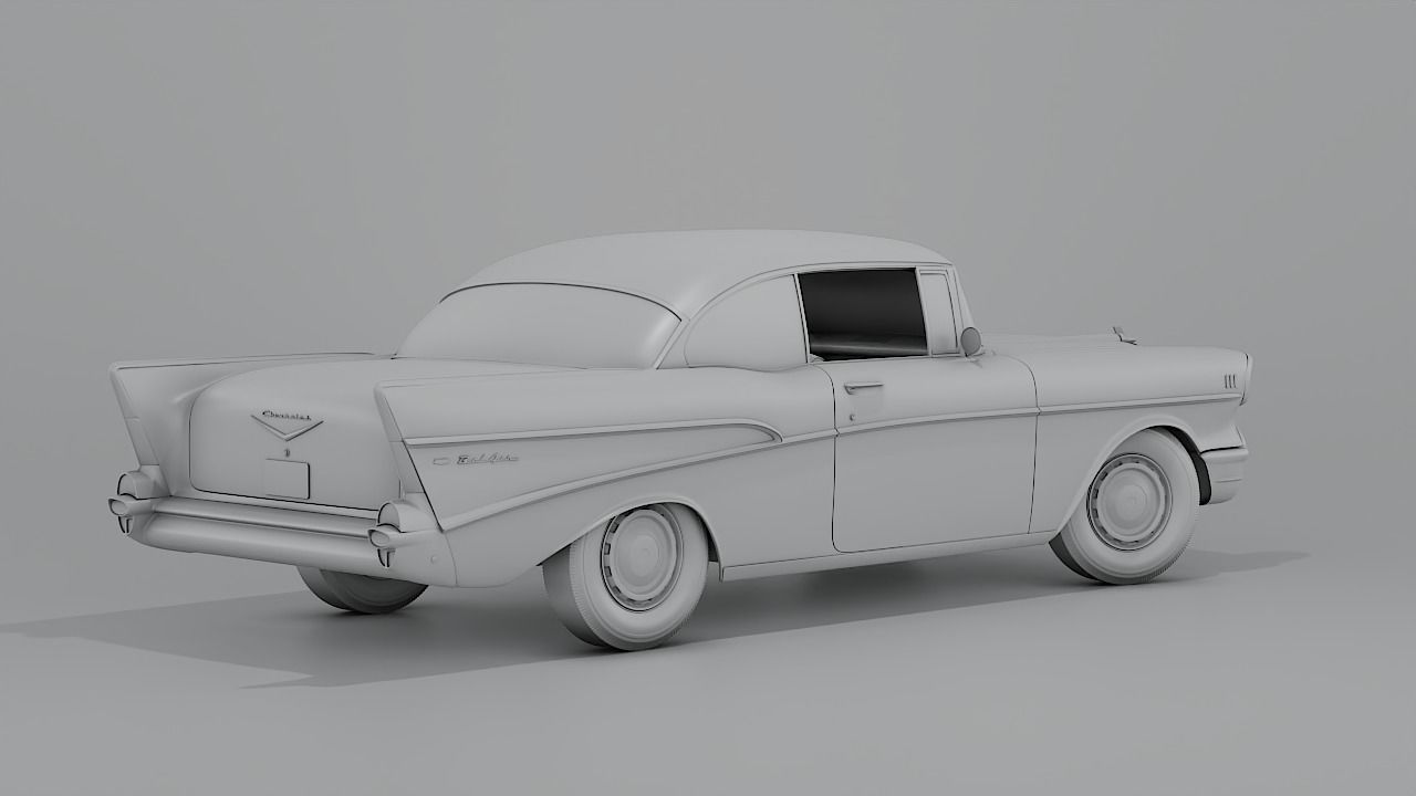 1957 Chevrolet Bel Air Original 3D model 3D model_17