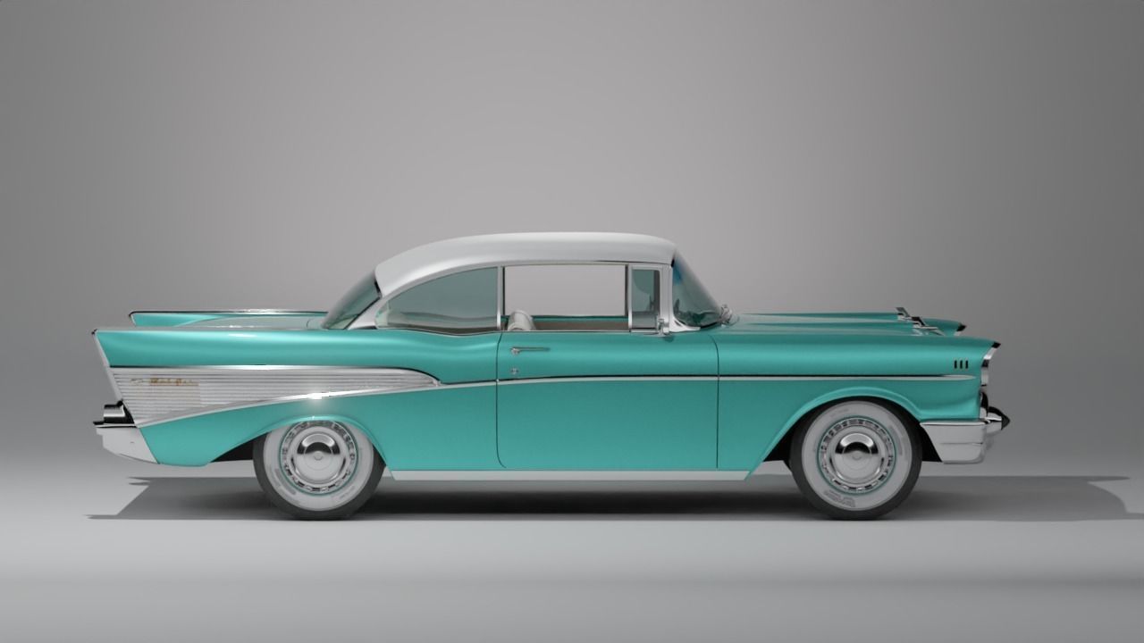 1957 Chevrolet Bel Air Original 3D model 3D model_6