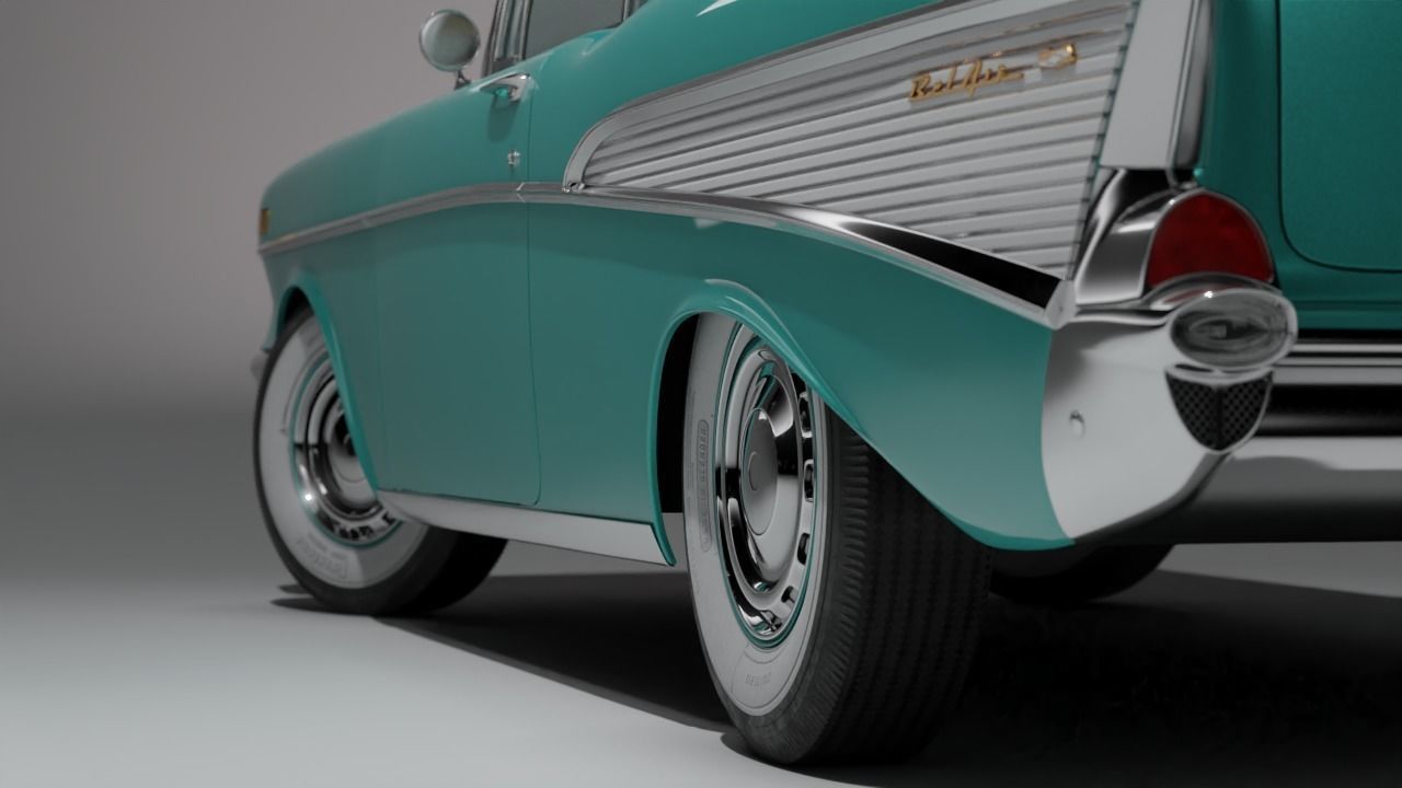 1957 Chevrolet Bel Air Original 3D model 3D model_10