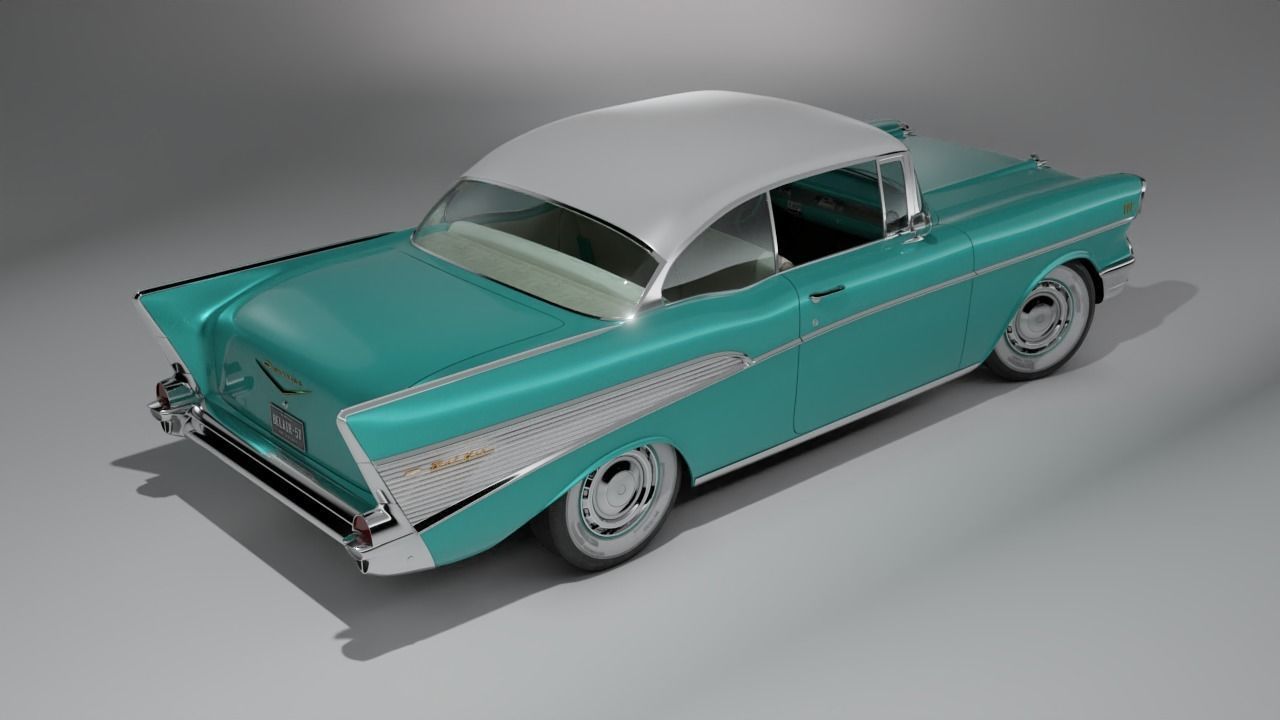 1957 Chevrolet Bel Air Original 3D model 3D model_5