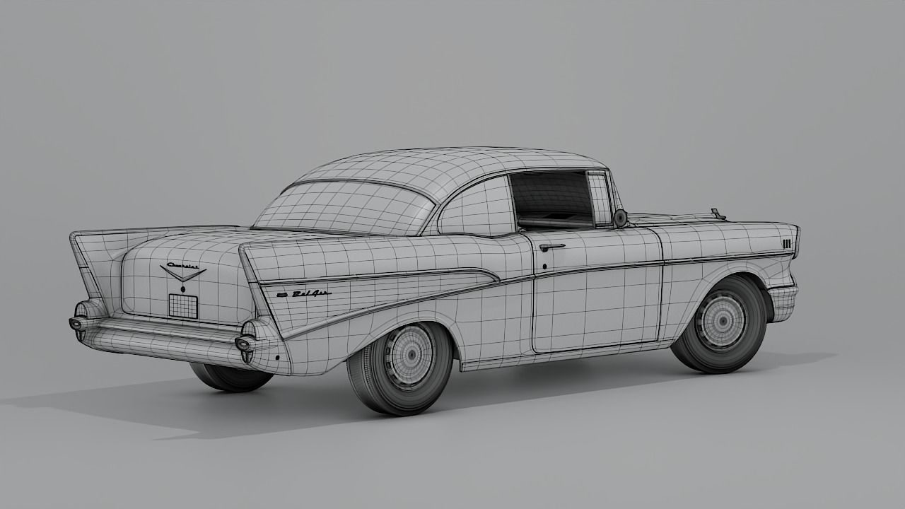 1957 Chevrolet Bel Air Original 3D model 3D model_18