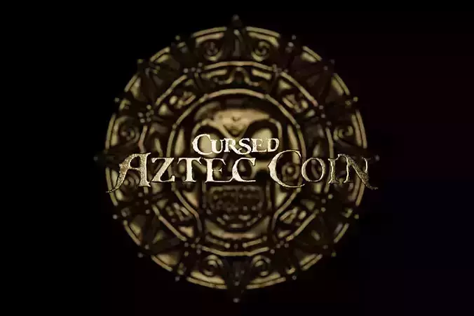 Cursed Aztec coin - 3D printing 3D print model
