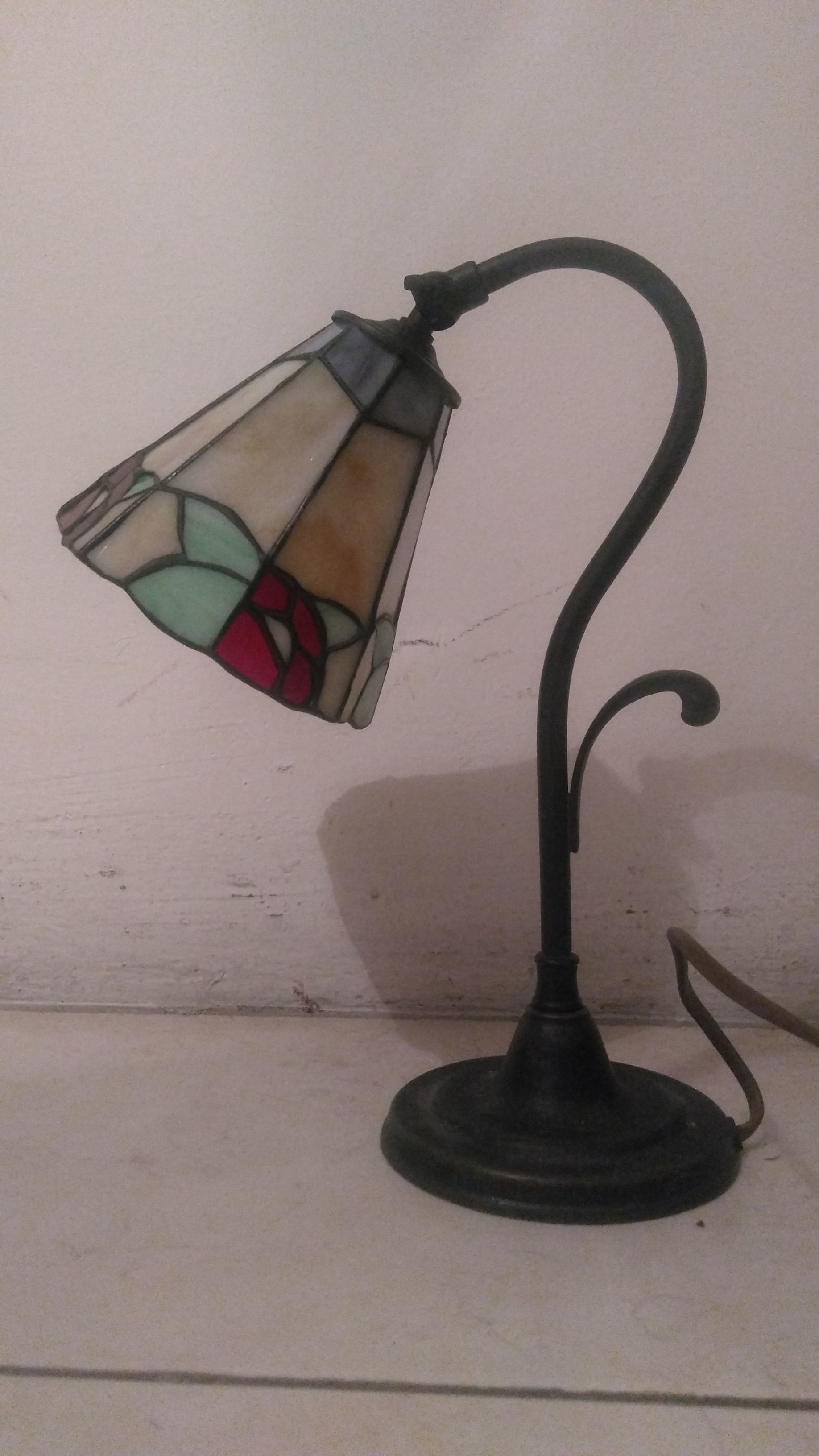 desk and wall lamp Low-poly 3D model_11