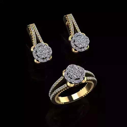 Ring and Earrings 122