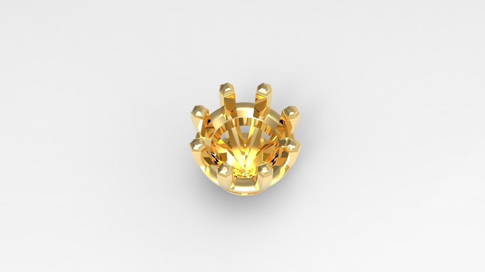 Jewelry Prong Head Set Package 028 3D print model_4