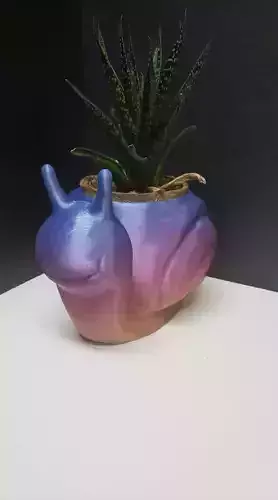 Snail Flower Planter For Home or Office 3D print model