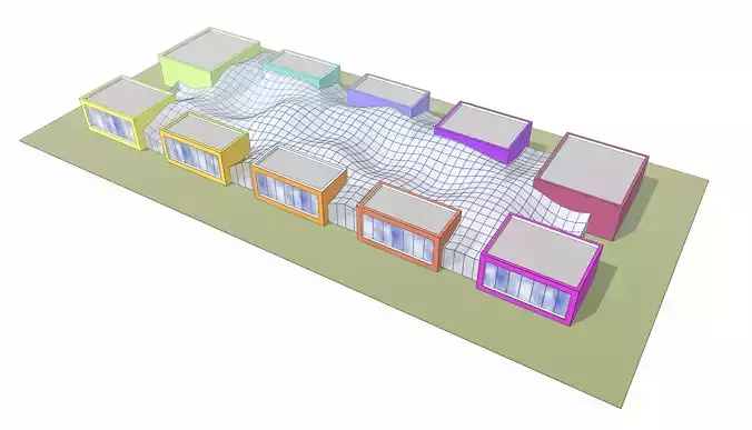 School building 3D model