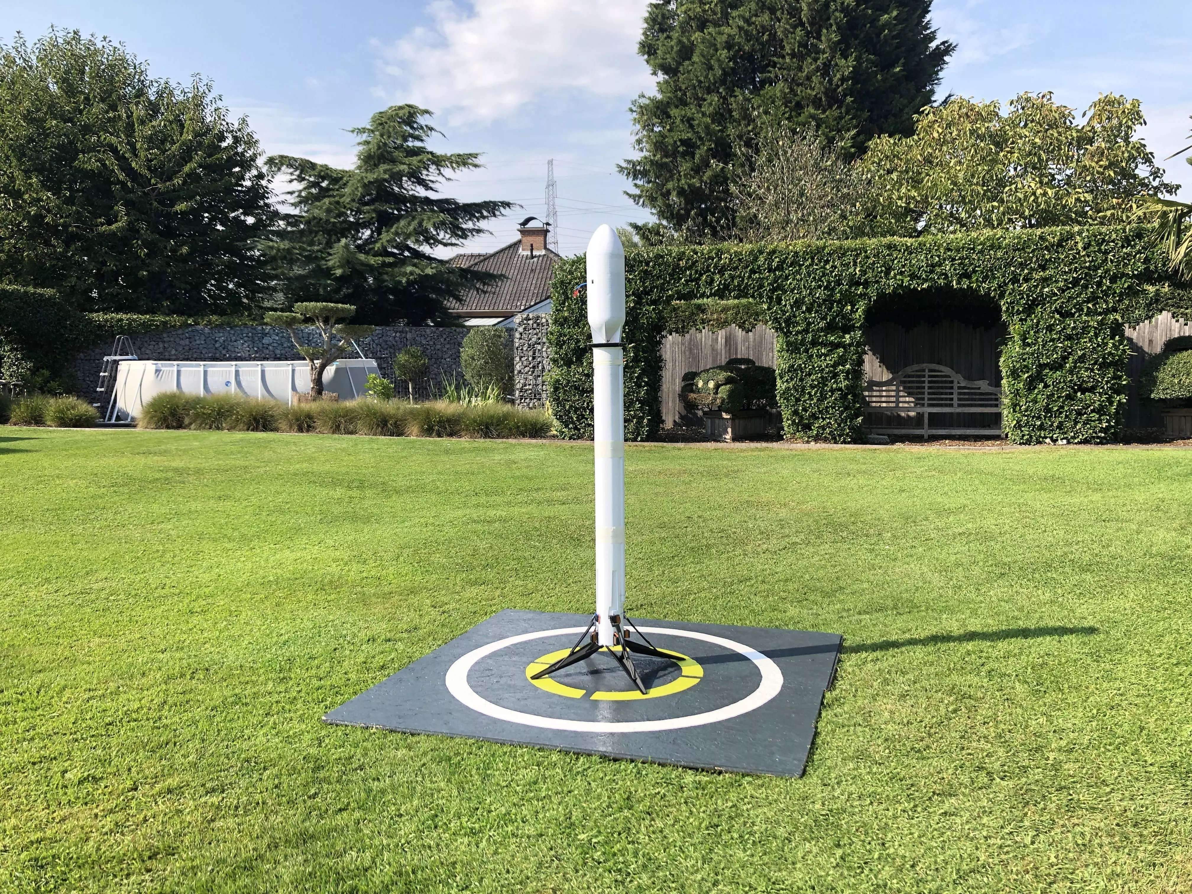 SpaceX inspired edf rocket 3D print model_0
