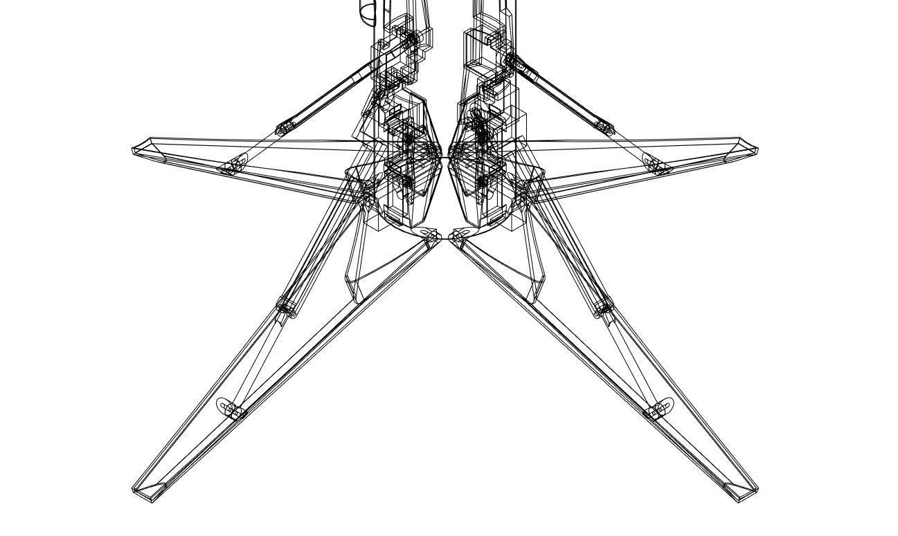 SpaceX inspired edf rocket 3D print model_6
