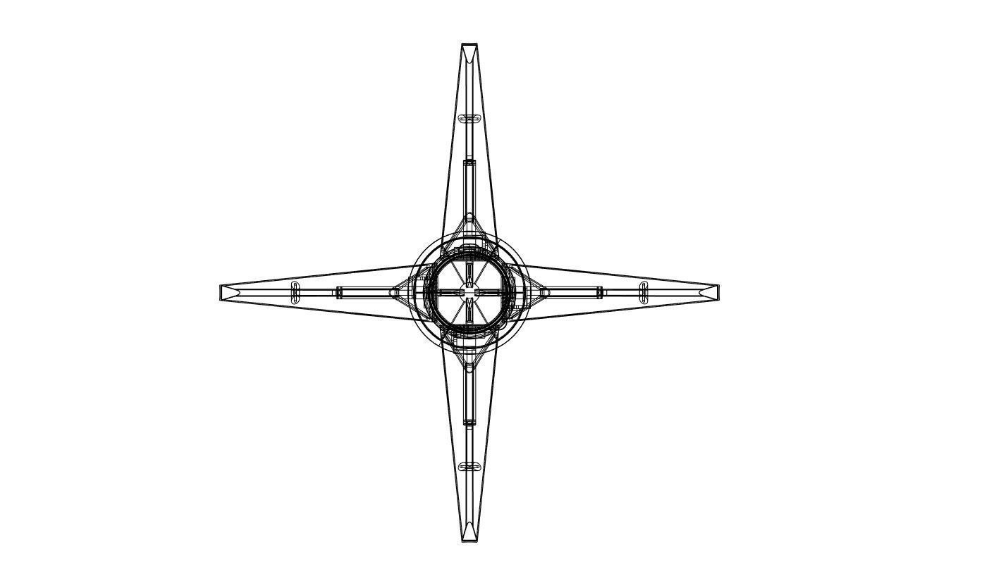 SpaceX inspired edf rocket 3D print model_12