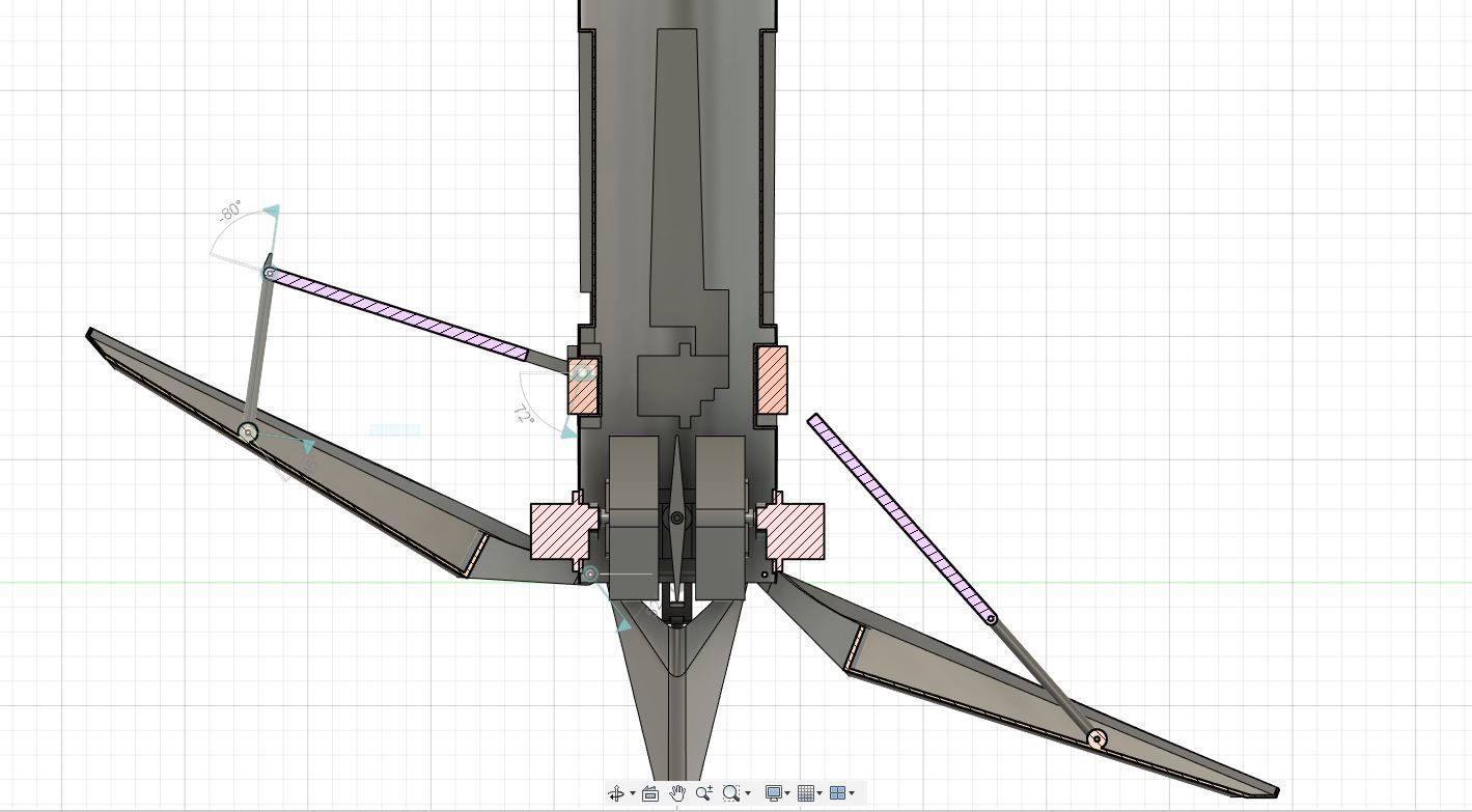 SpaceX inspired edf rocket 3D print model_9