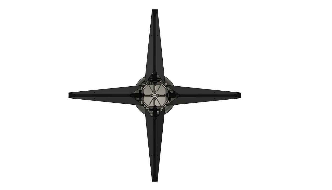 SpaceX inspired edf rocket 3D print model_13
