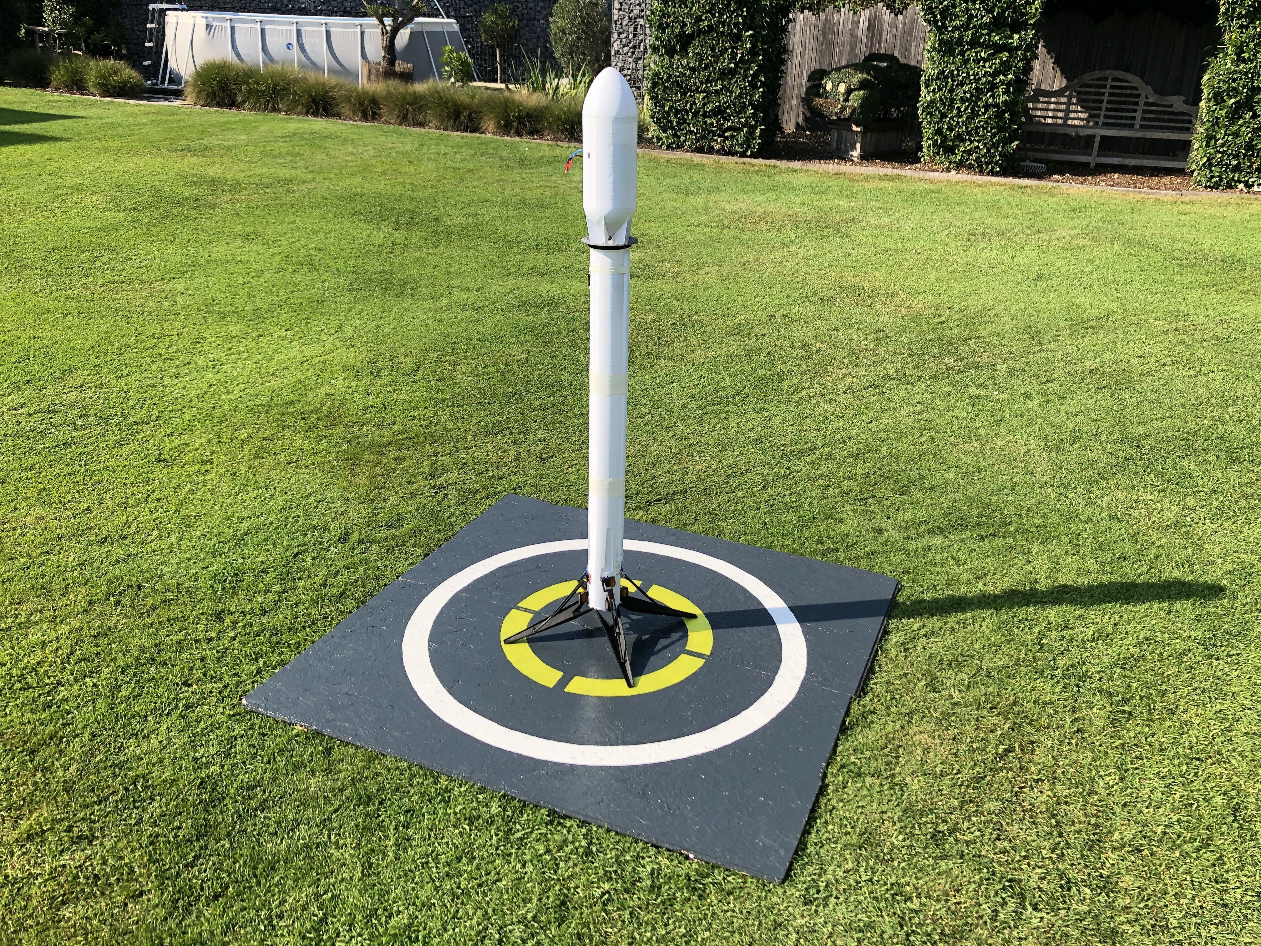 SpaceX inspired edf rocket 3D print model_2