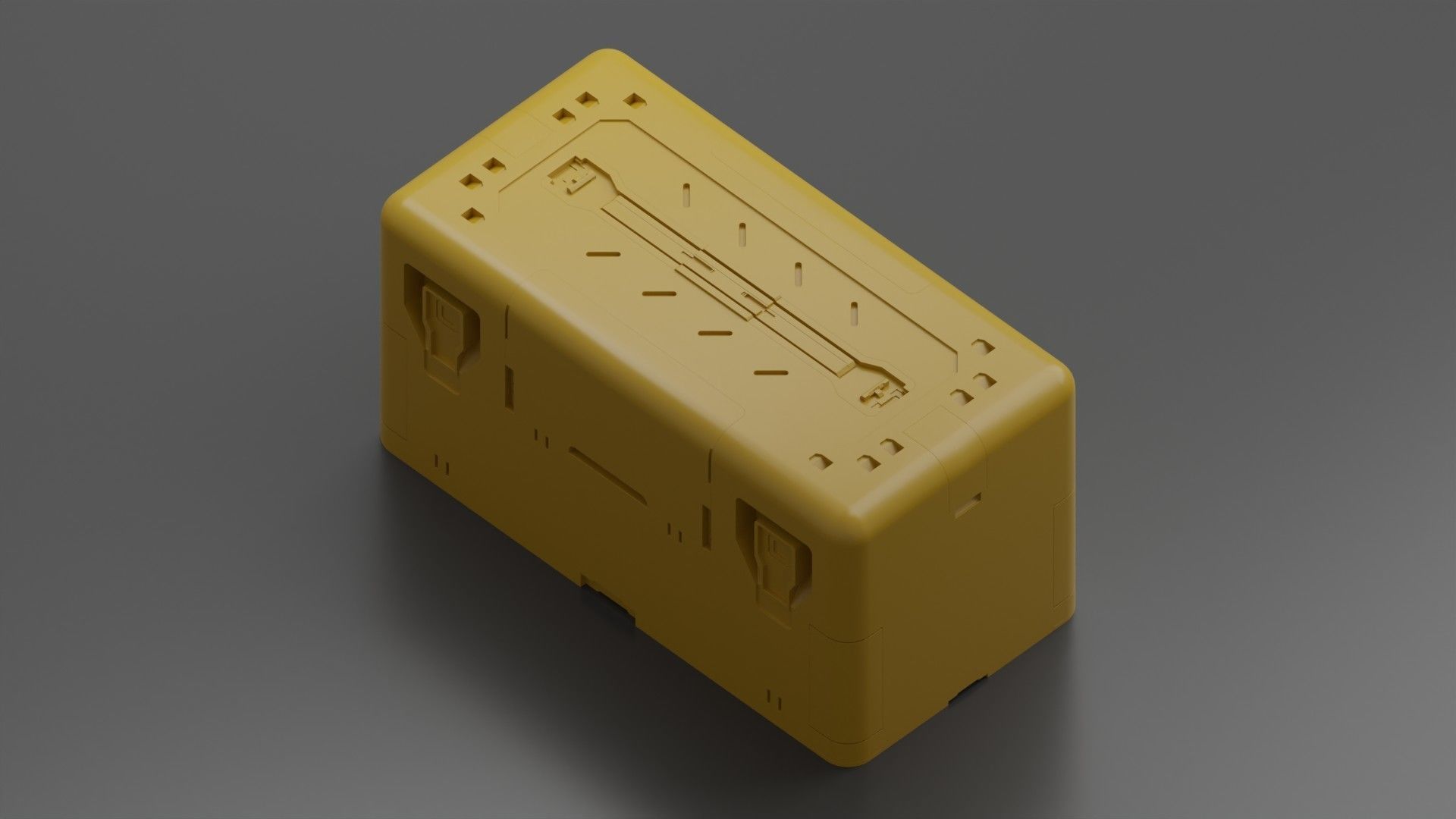 Scifi Crates Volume 3 3D model_3