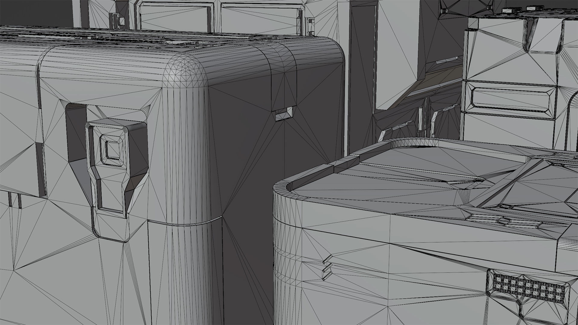Scifi Crates Volume 3 3D model_5